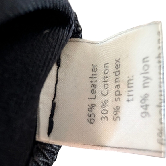 Luxury Snake Print Genuine Leather Front Pants - Gray & Black - Size XL - Picture 6 of 8